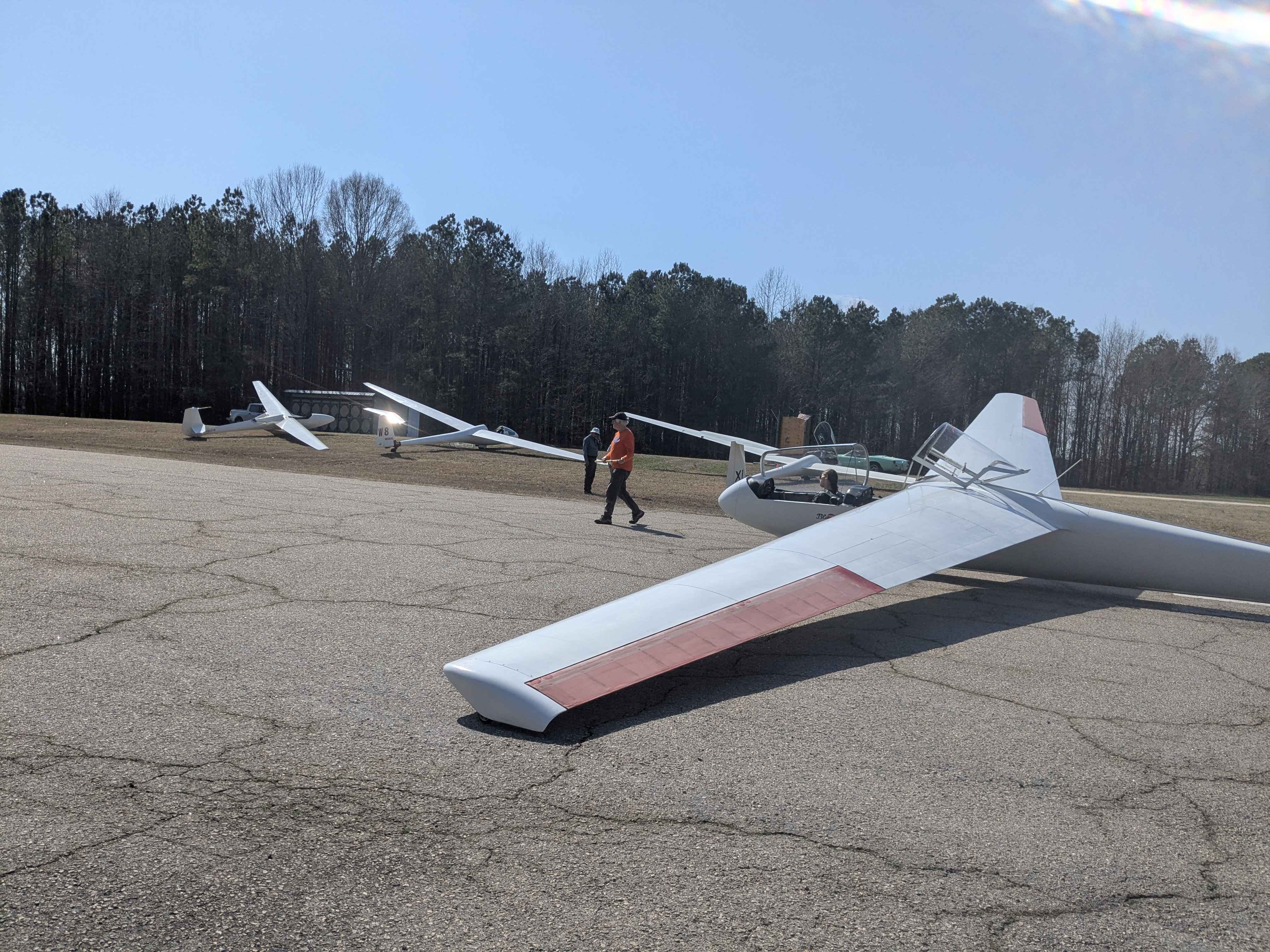 Gliders at Ball Airport