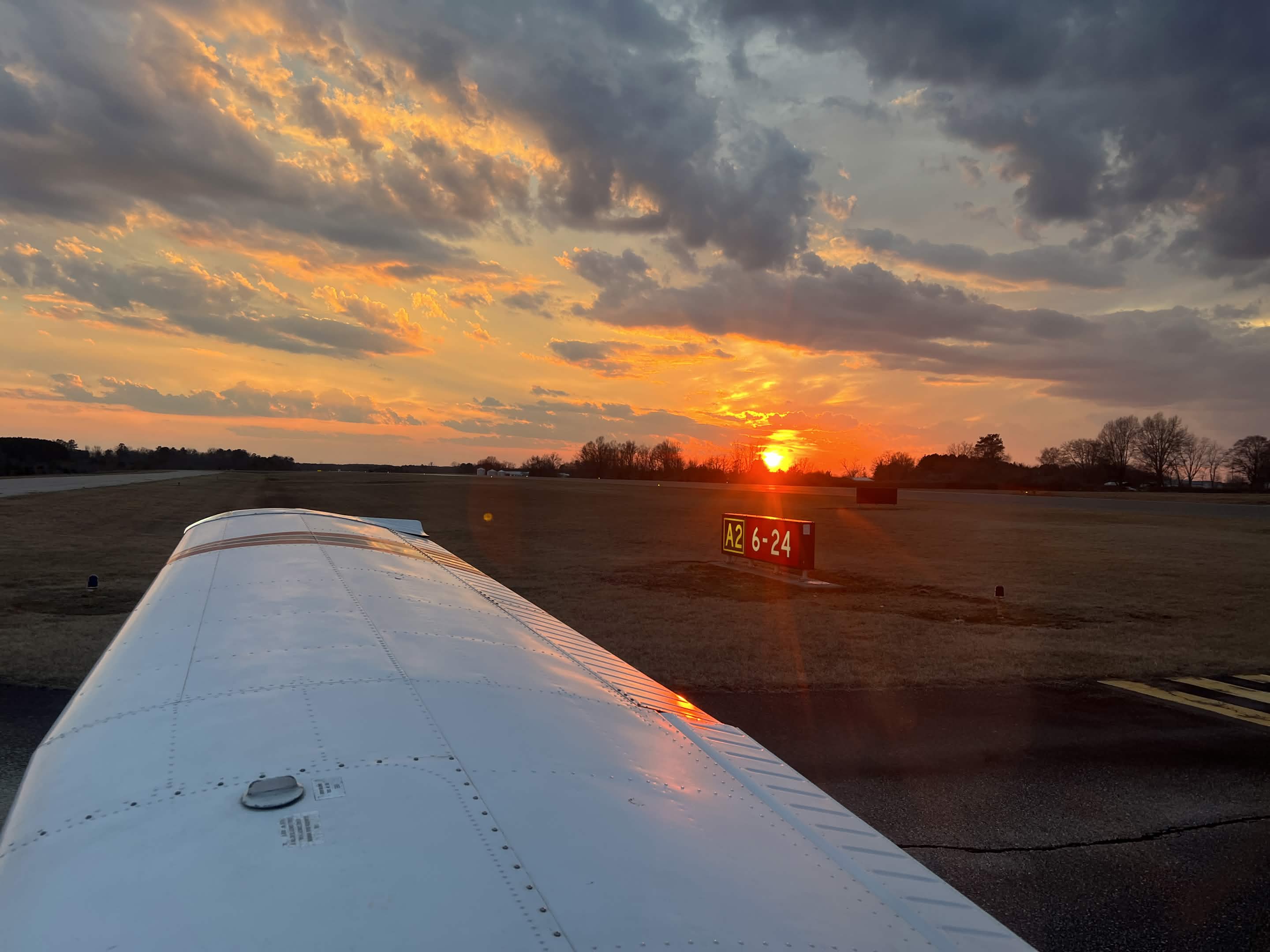 Sunset over 6-24