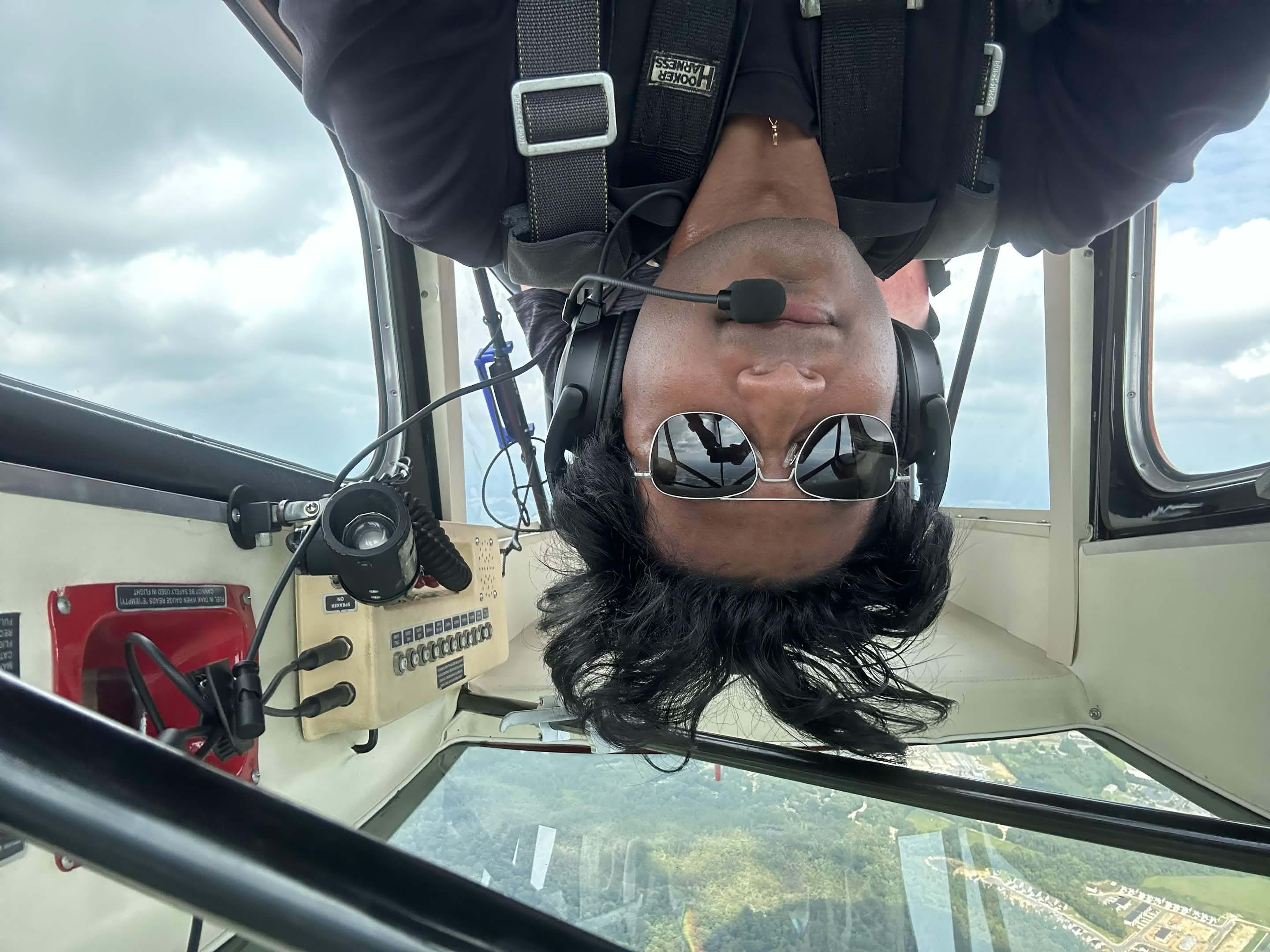 Spin training or upside-down flying
